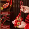 Traditional Blessing  Wind Chime Gourd Blessed Bag Pendant Lunar New Year Ornament  Festive Season