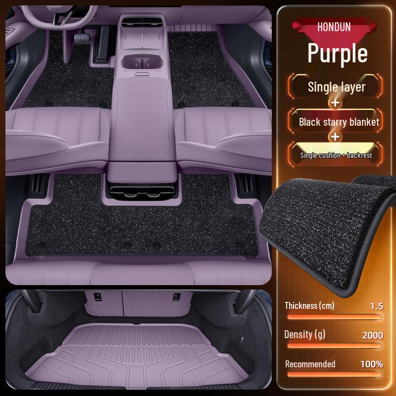 Dark Blue TPE Floor Mats for L06 - 2026 Car Interior Accessories