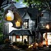 Bat Wall Tealight Holder Garden Hanging Candlestick Light Halloween Candlestick Bat Statue Garden Home Halloween Decoration New
