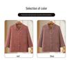 Grandma's Spring Floral Shirt & Autumn Lapel Jacket - Stylish Cardigan for Middle-Aged & Elderly Women