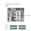 Cutlery Storage Tray Spoon Fork Storage Drawer Separation Expandable Container Cabinet Kitchen Organizer Plateau Knife Holder