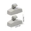 Heavy Duty Sun Visors Holder Secure Mounting Bracket Secure Fit Car Visors Clip Replaces 3B0857561B for Automotives