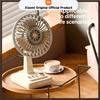 Xiaomi Retro Alloy Desktop Fan 3 Speeds USB Charging Portable Small Fan for Students Dormitory Home Office Desk Use