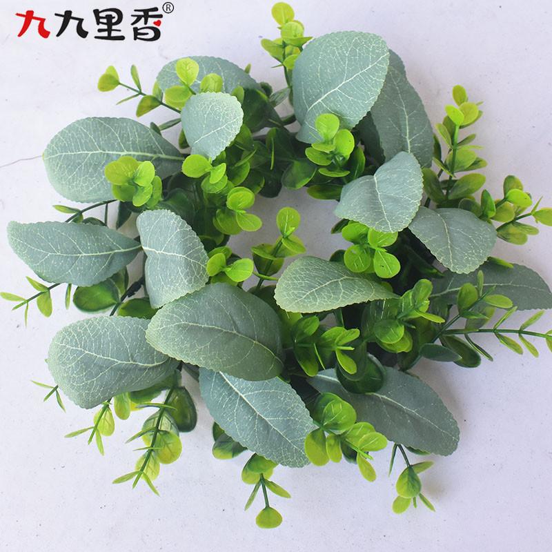 American Mini Simulation Wreath Eucalyptus Wreath Bodhi Fruit Wreath Table Party Decoration Wreath