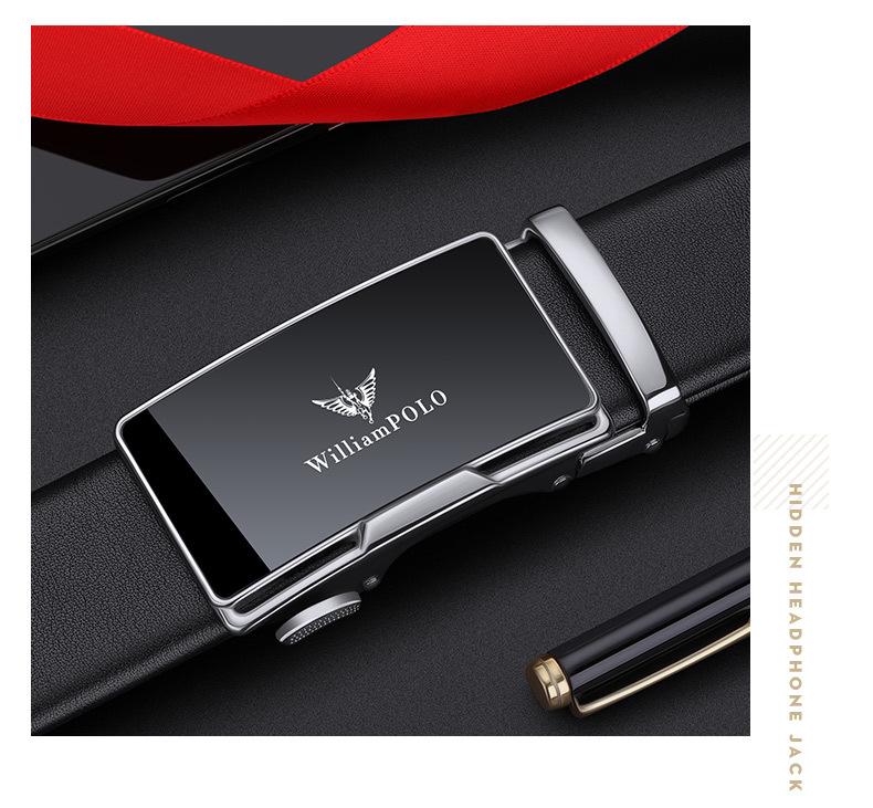 Emperor Paul Men's Genuine Leather Automatic Buckle Belt - New Style Business Casual.