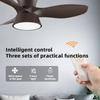 32“ DC Motor Ceiling Fan With Light 6 Speed Adjustable Electric Ceiling Fan Light Frequency Conversion LED Fan Lamp