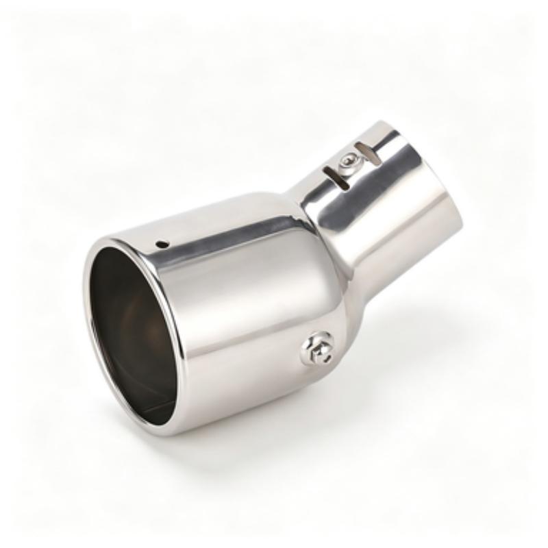 Exhaust Tip Tailpipe Stainless Steel Round Angle Adjustable K285 76mm