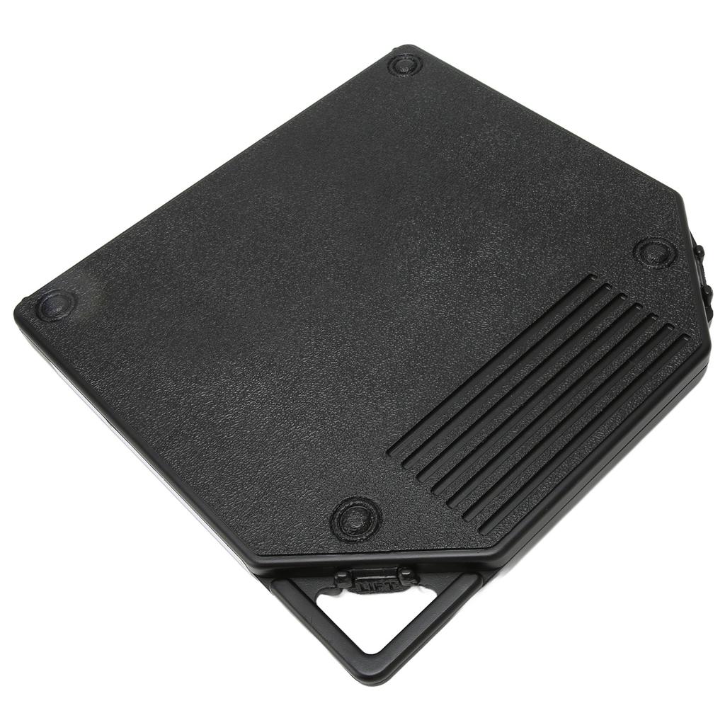 10 Inch Empty Tape Reel Storage Box Scratch Resistant Full Protection Open Reel Sound Tape Box for Sound Tapes Black