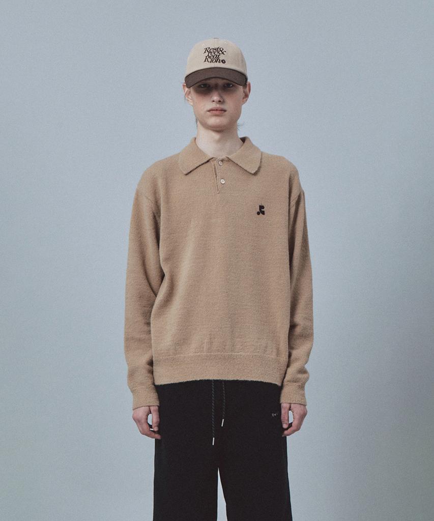 REST&RECREATION Cotton Coloration Logo Cap - Beige