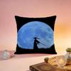 Fashion BBlue Eye Samuraies Cushion Cover Premium SkinFriendly Pillow Case MultiPurpose for Home Office Travel