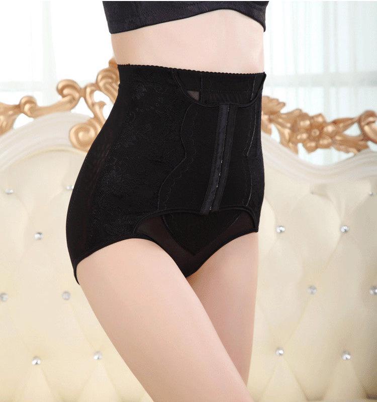 High-Waisted Tummy Control Pants with Nine-Row Hook Closure | Waist Cincher & Hip Lift | Women’s Postpartum Shaping Pants