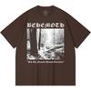 T-shirt Heavy Metal 100% Cotone 230 Gsm Stampa Band Rock Musica Popolare Unisex T-shirt Pesante in Cotone