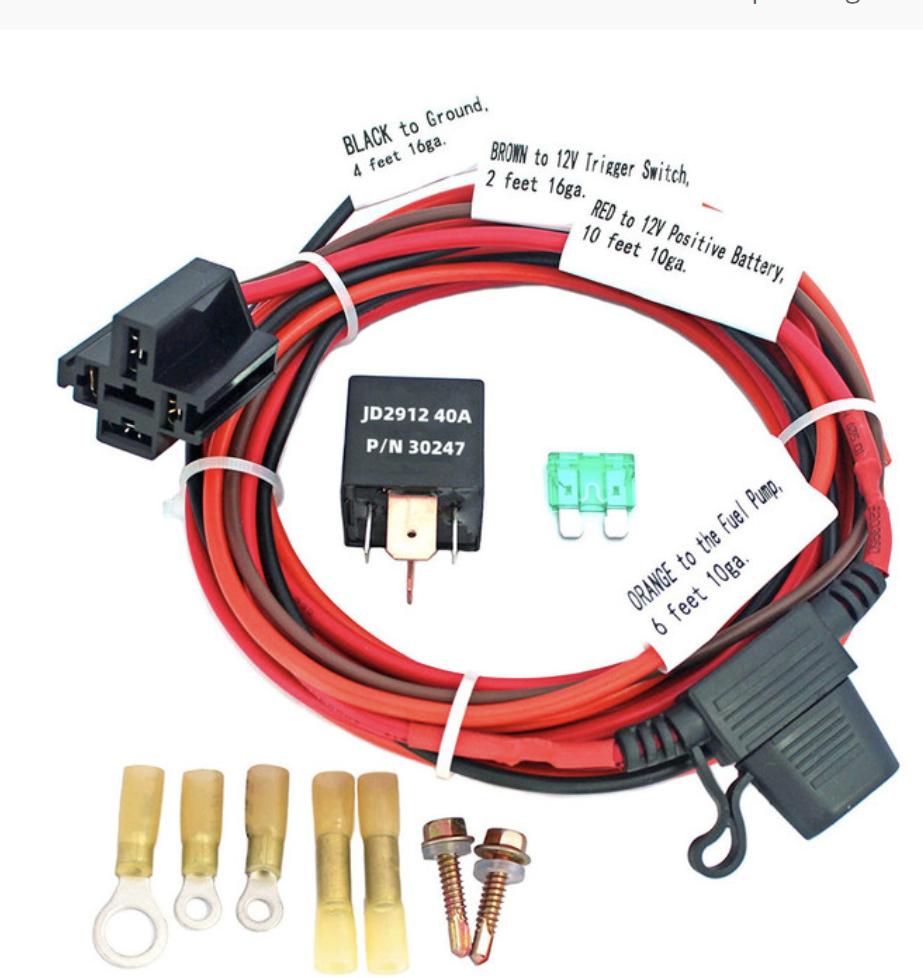 40 Amp Dual Electric Fan Radiator Wiring Kit Wiring Relay Kit Automotive Wire Harness Temperature Switch Easy To Install ACC