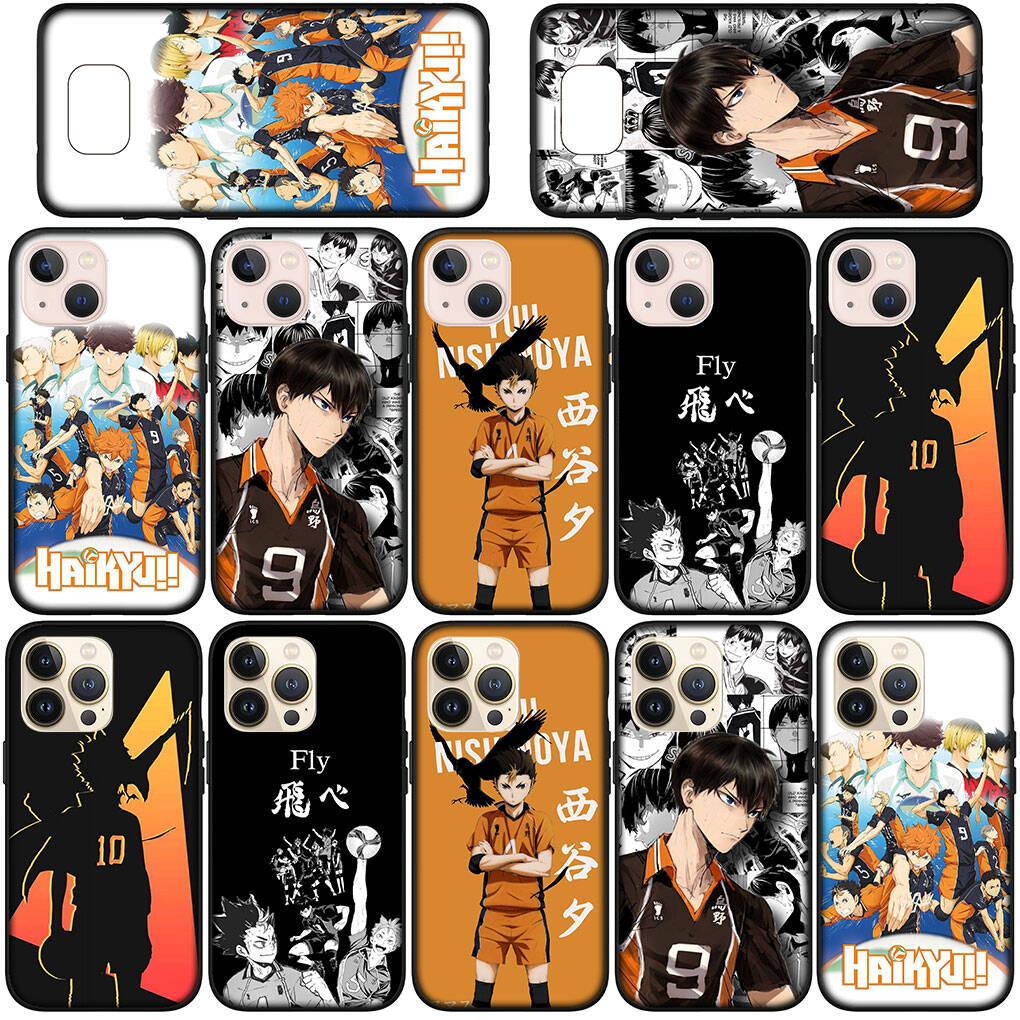 Phone Case for iPhone 17 16 15 Plus XR Huawei P30 P20 Lite Redmi Note 14 12 11 13 Pro Max OPPO A60 A80 A40 A18 A38 Shoyo Hinata Haikyuu Karasuno Cover