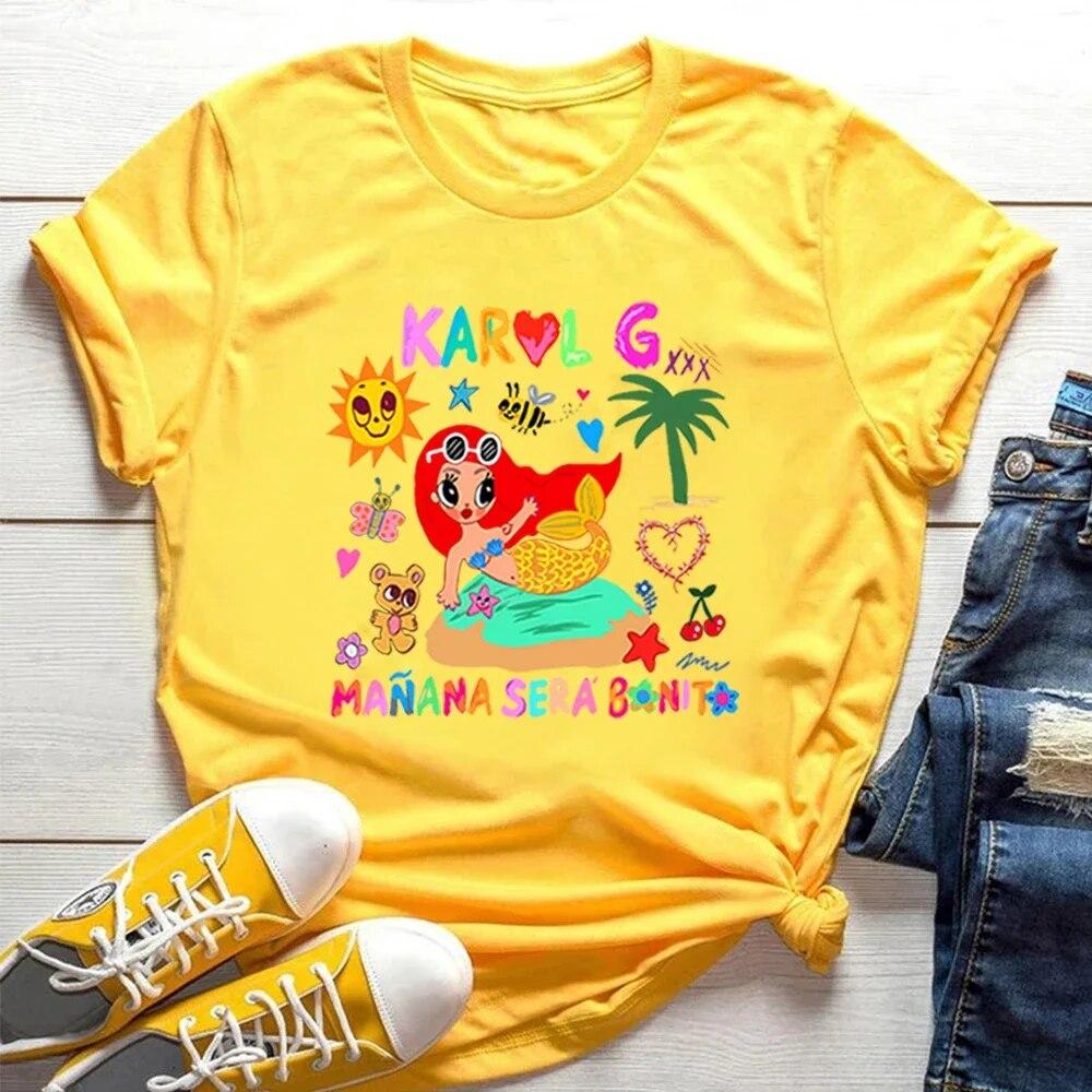 

Рубашка Karol GT унисексана, рубашка Sera Bonito, женские трендовые рубашки, милые рубашки унисекс, летние футболки с принтом для девочек, футболки в стиле Харадзюку 2XL
