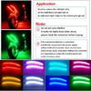 2Pcs 11.8in 18Leds RGB Motorcycle LED Strips Light 2x18LED RGB Light Strips