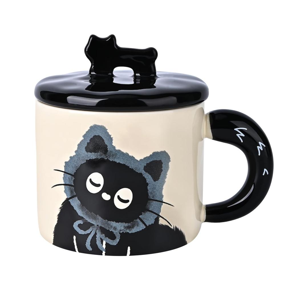 New 370ML Creative Cats Personality Ceramic Coffee Mug Souvenir Gift Drinkware Drinking Cup for Office and Home Use