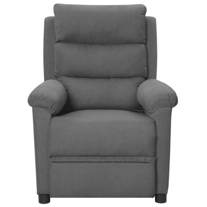 VidaXL Recliner Armchair Light Grey Fabric 342339