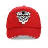 Double Gun Skull Men'S Baseball Cap Punk Style 3D Print Rock Skull Men Cowboy Hat Outdoor Casual Adjustable Snapback Hats Bone