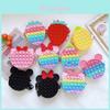 Stylish Silicone Children's Crossbody Bag With Cute Cartoon Design And Anti-pressure Features For Everyday Use