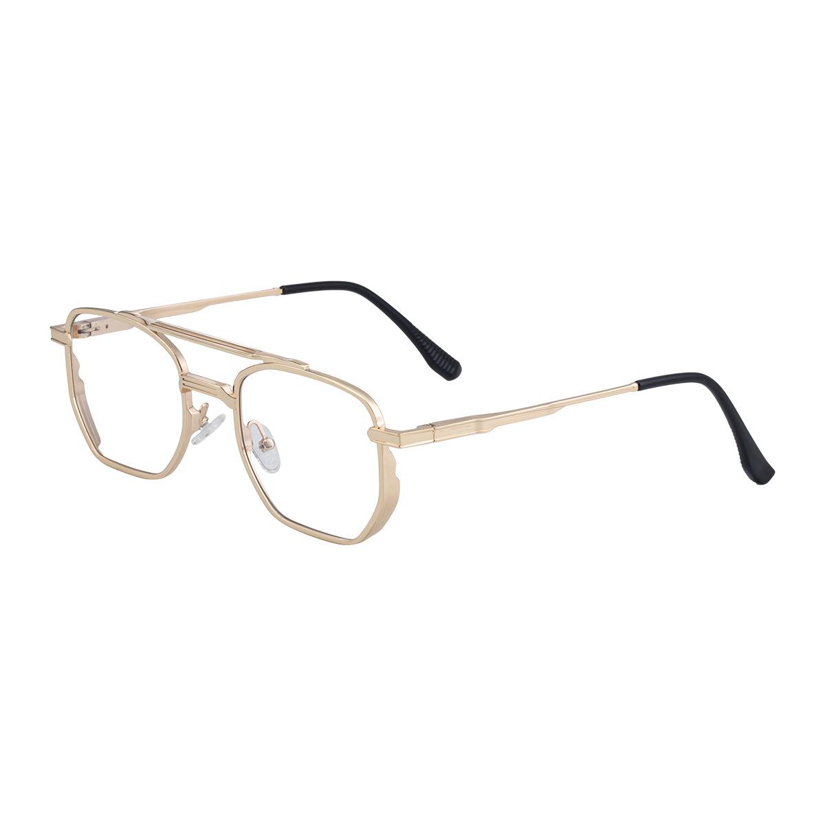 JYL TS Men s Square - Minimalist Metal-Frame Outdoor Sun Shades KSL-98346 c-4492 дыня