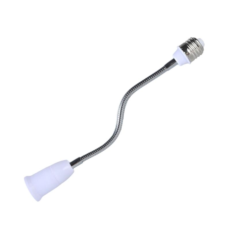 Adjustable E27 To E27 Light Bulb Socket Extension, Flexible Goosenecks Lamp Adapter, Home Lighting
