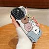 Vertical Leather Shell Zoo Animals Printed Patterned Shockproof Soft Silicone Case with Camera Lens Full Protection for IPhone Samsung