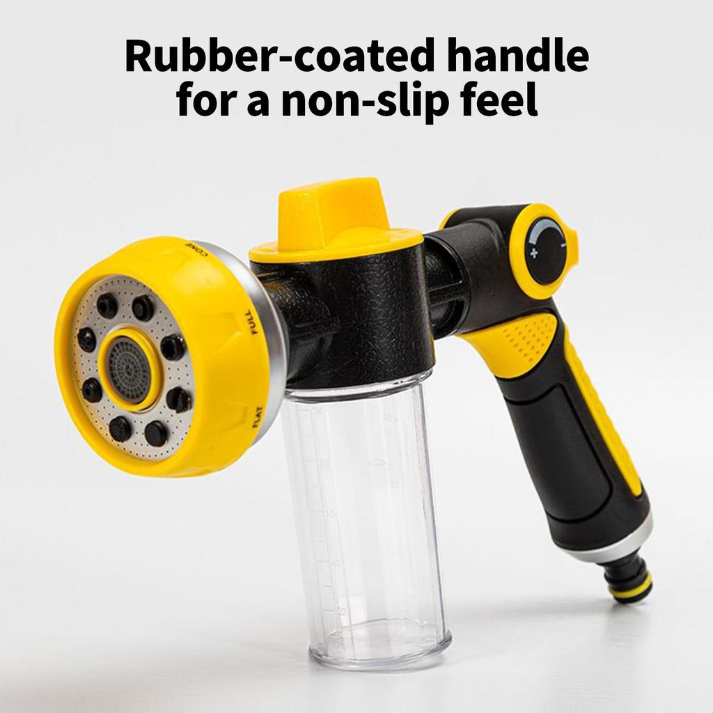 Dog Shower Sprayer 8 Modes Pet Bath Cleaning Cat Dog Shower Gun High-pressure Hose Nozzle Foam Garden Car Animal Dog Wash Tool