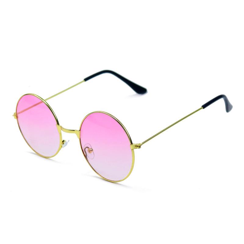 Set of 5 Black Round Harry Potter Sunglasses with Hyaluronic Acid Duck Metal, Perfect for Wedding Groomsmen and Lucky Cat Theme.