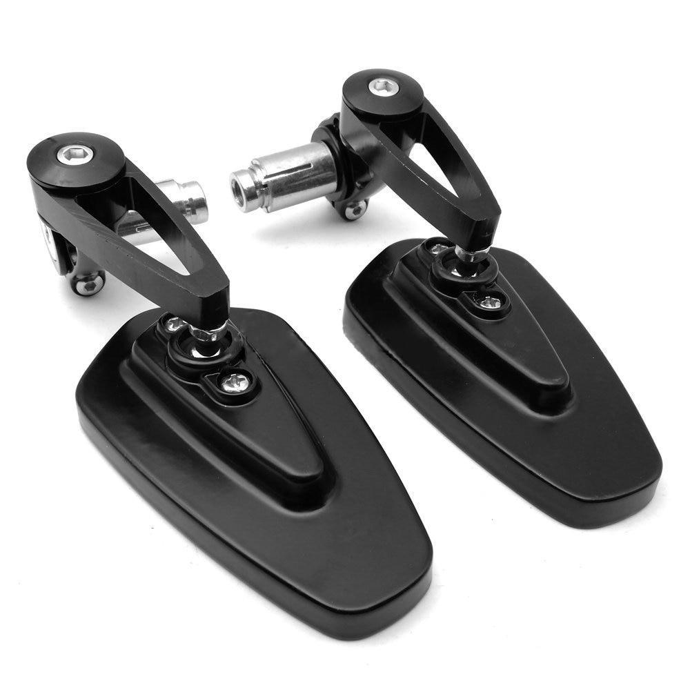 1Pair Motorcycle Mirrors Bar End Rear Backview Motor Cafe Racer Retrovisor Mirrors Handlebar End Mirror