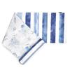 STYLE Decor Table Center x Cotton Reversible Type Blue Horizon W2600320 Runner/Table (30cm 180cm) 100%