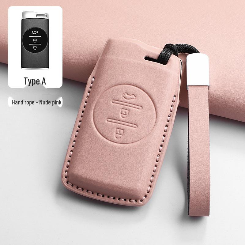 Chery Key Case for Tiggo 8, Tiggo 9, Arrizo 5, Tiggo 7 - Alcantara Key Bag with Buckle