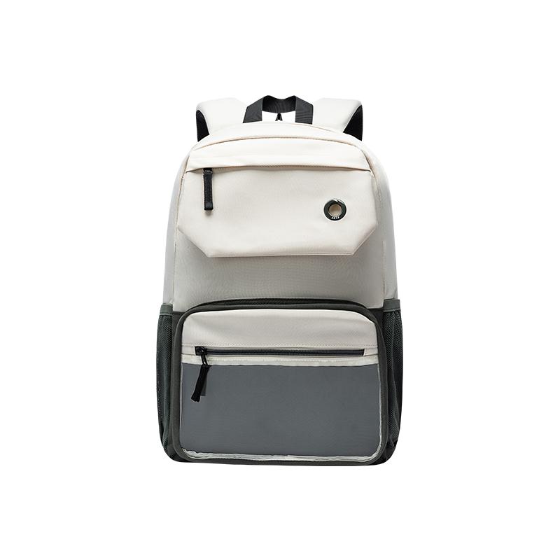 Anta Casual Commuting Fabric Backpack Large Size Unisex Backpacks Evergreen Light-Gray 192538151-5 Evergreen Green & Light Smoke Gray,One Size