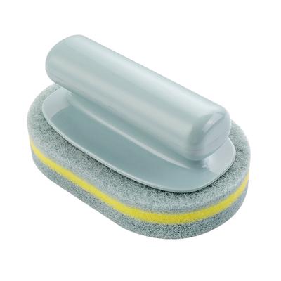 Schwammbürste Radiergummi Peeling Griff Griff Spüle Topf Schüssel Küche Reinigungswerkzeuge