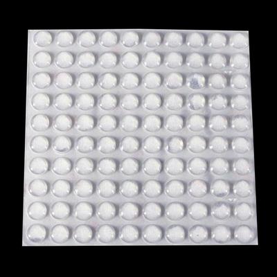 50/64/80/100PCS Silicone Furniture Door Bumper Cushions Transparent Buffer Pads Anti-slip Self-adhesive Collision Cushion