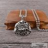 Retro Tibetan Silver Abacus Necklace for Women - Long, Versatile Sweater Chain Pendant, Ethnic Style Charm, Perfect for Autumn/Winter Attire.