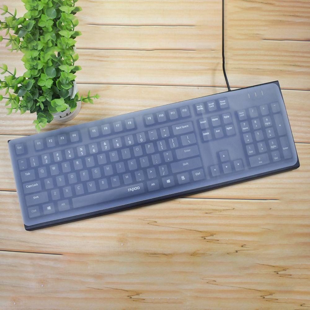 Silicone Dustproof Computer Protective Film Keypad Protector Skin Keyboard Cover for Desktop PC