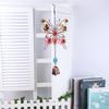 Metal Butterfly Wind Chime Rustproof Aluminum Tube Painted Craft Iron Art Hanging Ornament for Home Garden Yard Decor