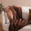 Couverture "Cuddly" 180 x 230 cm flanelle 550 g Atmosphera - Cuddly Marron -