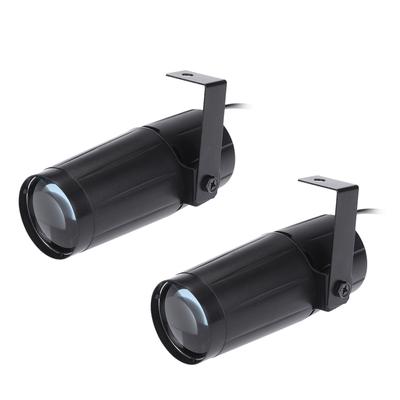 Total 10W LED White Beam Pinspot Light Spotlight Super Bright Lamp Mirror Balls DJ Disco Effect
