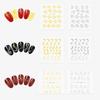 30 Sheets Golden Silver Butterfly Cat Spider Nail Art DIY Decor Sticker Decal