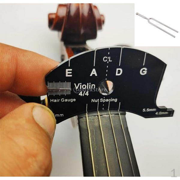 

Leveling Tool for Violin Bridge Shape with Tuning Fork 4 Violins