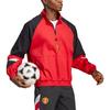 Adidas SS23 Icons Retro Series Manchester United Football Contrast Logo Print Long Sleeve Men Football Jersey Red HT2000
