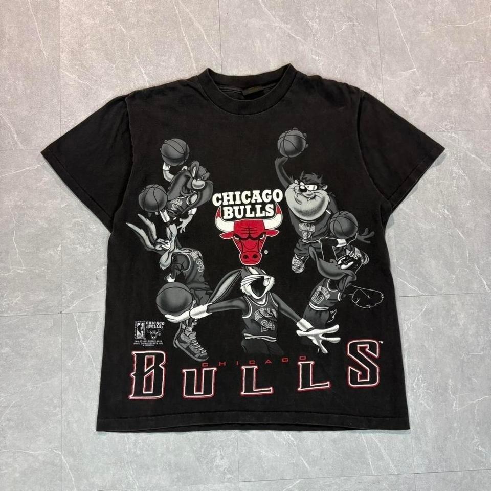 1994 Chicago Bulls black Taz Tee Size L #NBA #basketball Unisex T-Shirt XXL