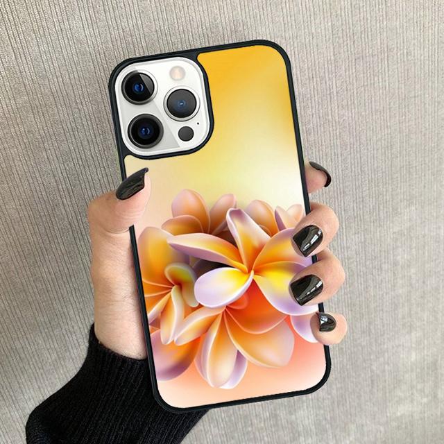 

Чехол для телефона с цветами франжипани для iPhone 17 Air 15 16 16e Pro Max 11 12 13 14 Чехол для iPhone 17 Air Max Plus coque Fundas iPhone 13