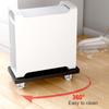 1pc CPU Stand Home Office Accessories Under Desk Holder Heavy-Duty CPU Holder Computer Case with 4 Caster Wheels Mobile