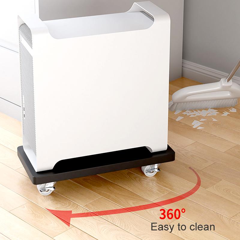 1pc CPU Stand Home Office Accessories Under Desk Holder Heavy-Duty CPU Holder Computer Case with 4 Caster Wheels Mobile