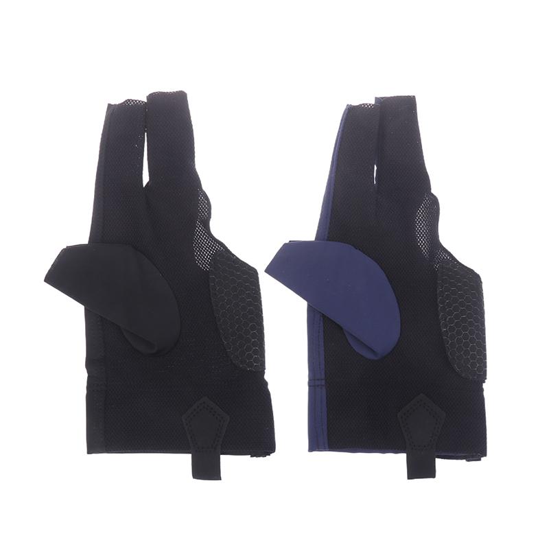 Billiards Glove Left Hand Three Finger Snooker Billiard Glove Non Slip Stickers Elasticity Billiard Training Gloves Accessories