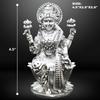 Goddess Lakshmi Laxmi Devi MATA Idol - 4.5 Inches Polystone Material Murti - Colour- Brass, Silver – Perfect Statue