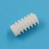W6x12mm 0.5M Pom Plastic Worm Gear OD=6mm Length 12mm Hole 1.9mm DIY Model Toy Helical Pinion W6X12-2A